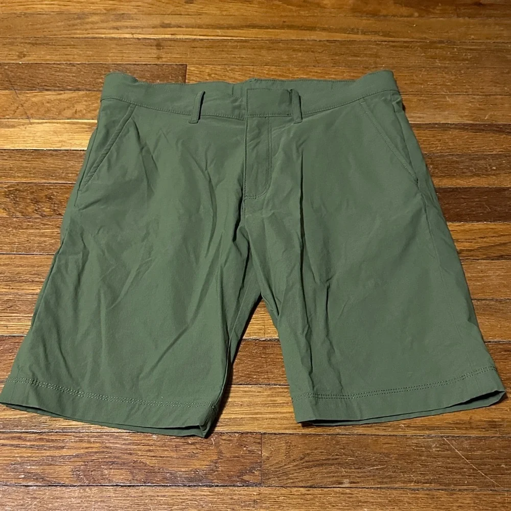 Crewcuts Olive Green Flat Front Shorts, Sz 14